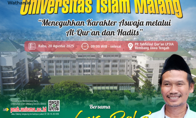 Mbalah Aswaja Agustus 2025, LPIK Unisma Hadirkan Gus Baha' 1 S