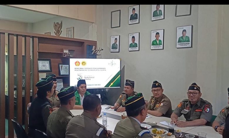 PW GP Ansor Jawa Timur Siagakan 20.000 Personel Banser untuk Pengamanan Muktamar ke-35 Nahdlatul Ulama 1 aa